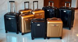 luxury durable travel luggage