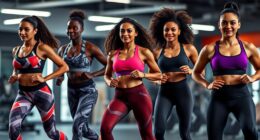 luxury fitness clothing selection