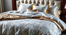 luxury king bed bedding