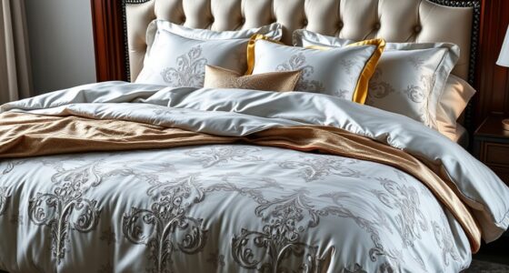 luxury king bed bedding