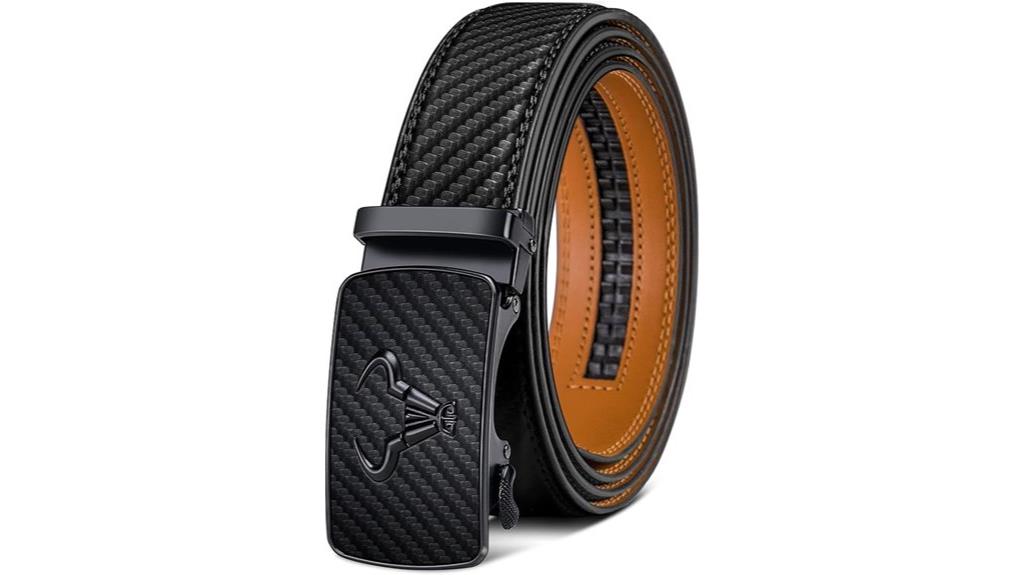 men s leather ratchet belt