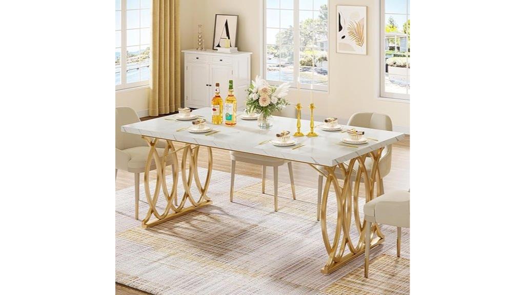 modern 63 inch dining table