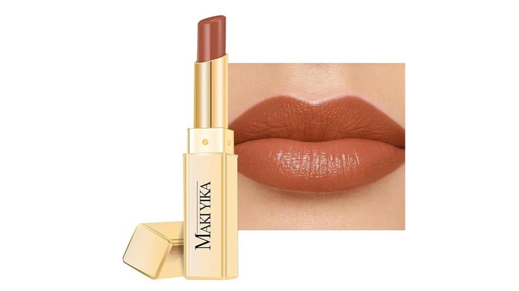 moisturizing light brown lipstick