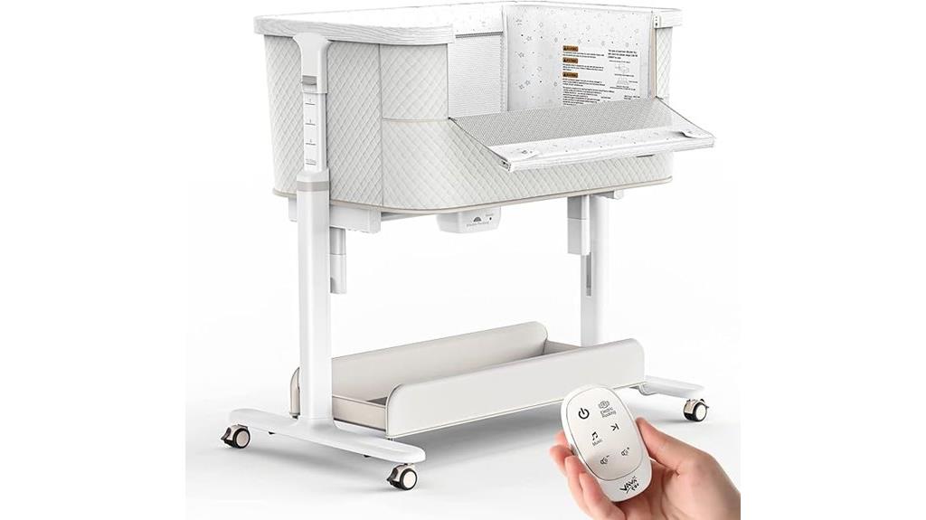 15 Best Auto-Rocking Bassinets With Cry Detection for Peaceful Sleep 15 musical baby bassinet on wheels