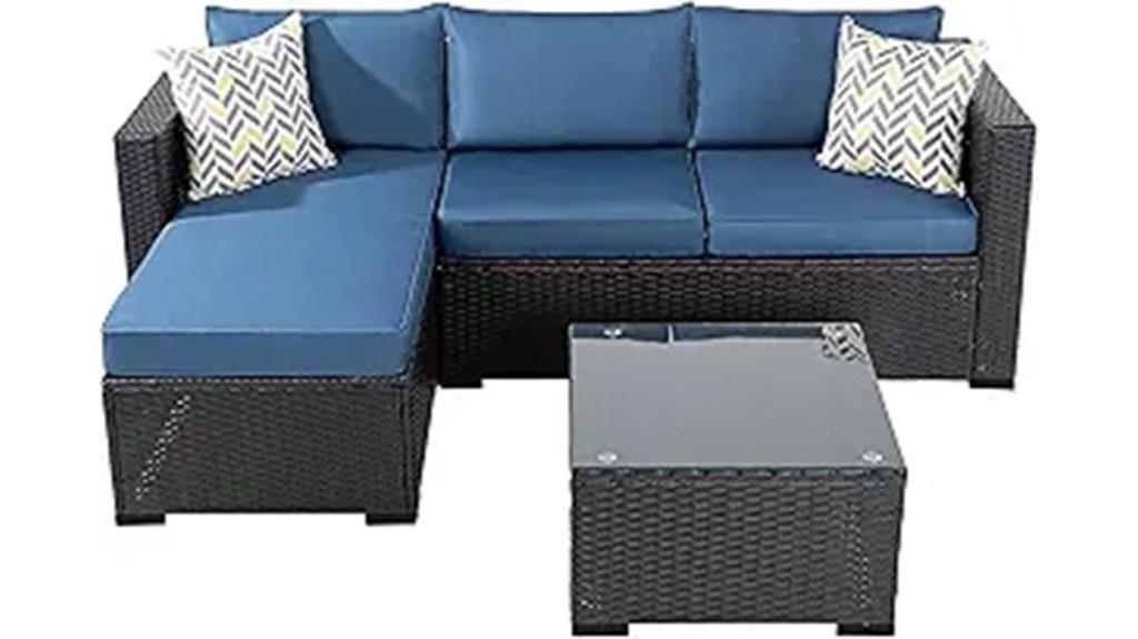 outdoor furniture with cushions