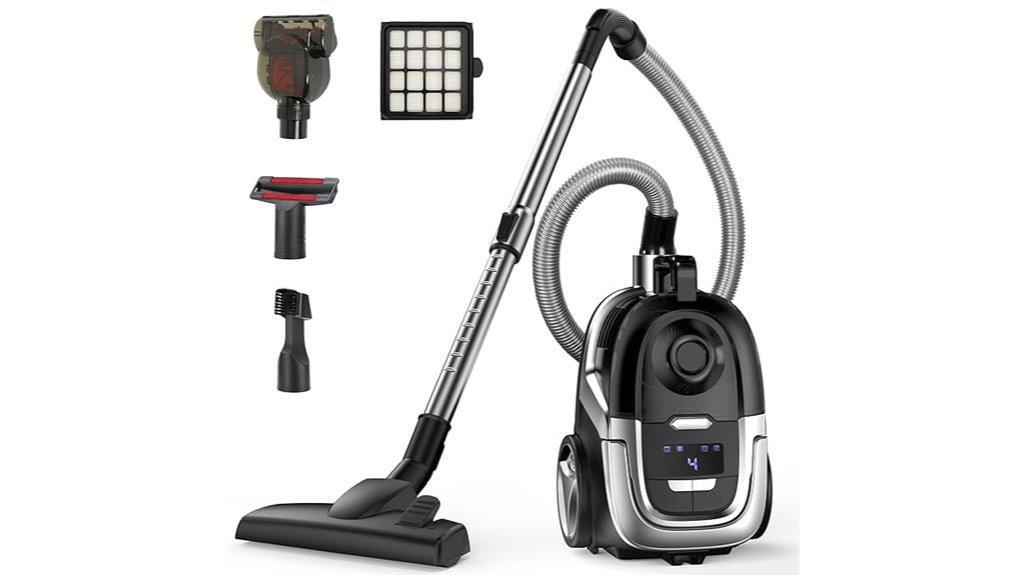 14 Quietest Canister Vacuums for Apartments That Deliver Powerful Cleaning Without the Noise 5 powerful 1600w bagless vacuum