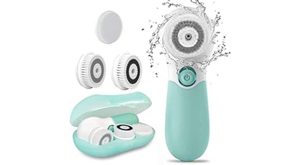 replaceable head facial brush