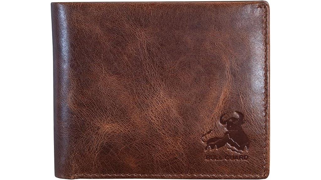 rfid leather bifold wallet