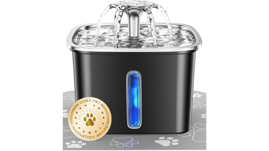 15 Best Premium Automatic Pet Water Fountains That Keep Your Pets Hydrated and Happy 16 stainless steel pet fountain