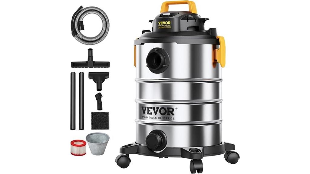 15 Best High-CFM Shop Vacuums for Workshops in 2025 — Power and Performance You Can Rely On 14 stainless steel wet vac