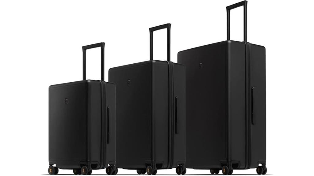 three piece luggage set