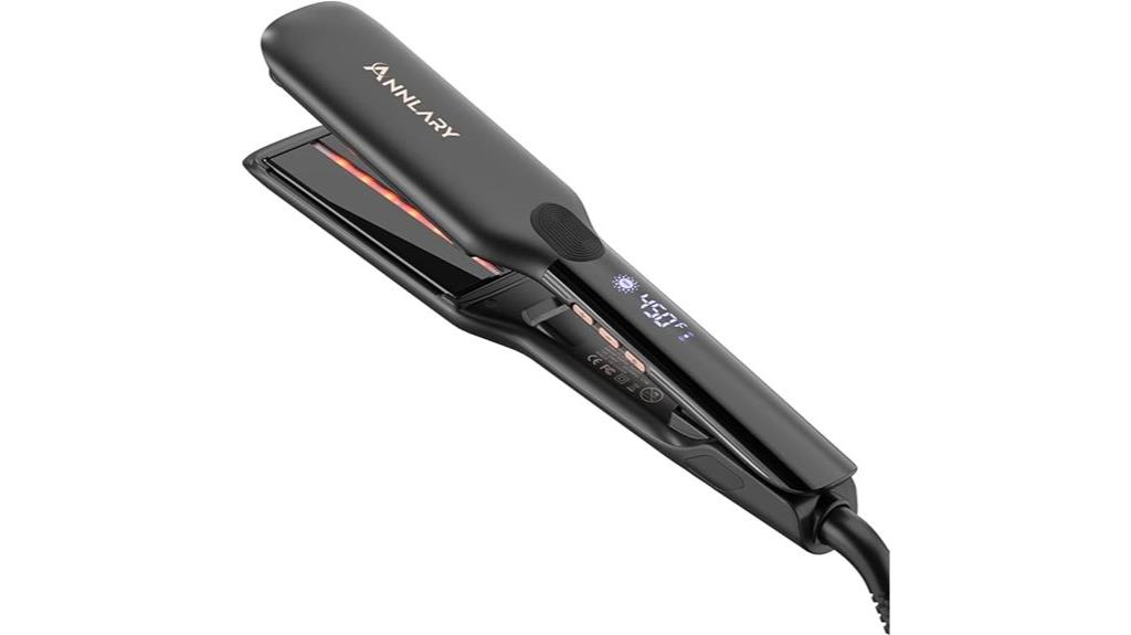 titanium infrared hair straightener