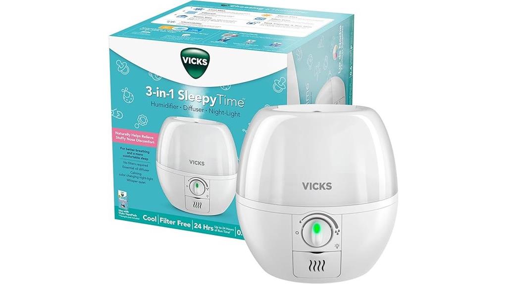 15 Best Humidifiers for Baby Rooms With Night Lights That Keep Your Little One Comfortable and Calm 5 vicks 3 in 1 humidifier