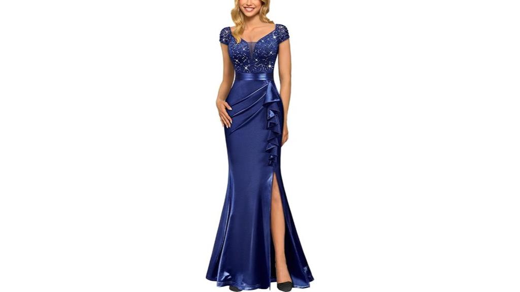 15 Best Designer Evening Gowns That Will Make You Shine at Every Event 8 vintage v neck maxi dress