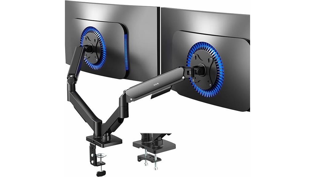 15 Best Adjustable Monitor Arms for Dual Setups in 2025 – Enhanced Comfort and Productivity 8 vivo dual monitor stand