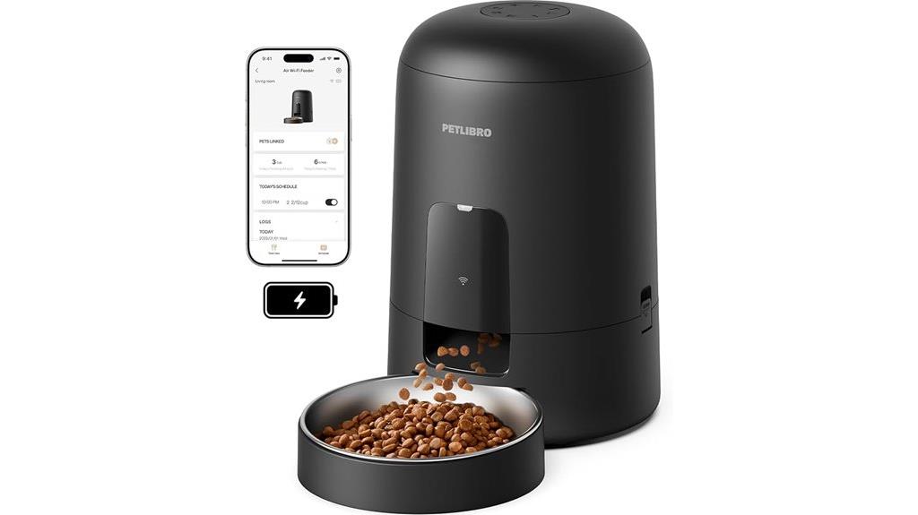 15 Best Smart Pet Feeders That Make Mealtime Easier and Smarter 6 wi fi controlled food dispenser