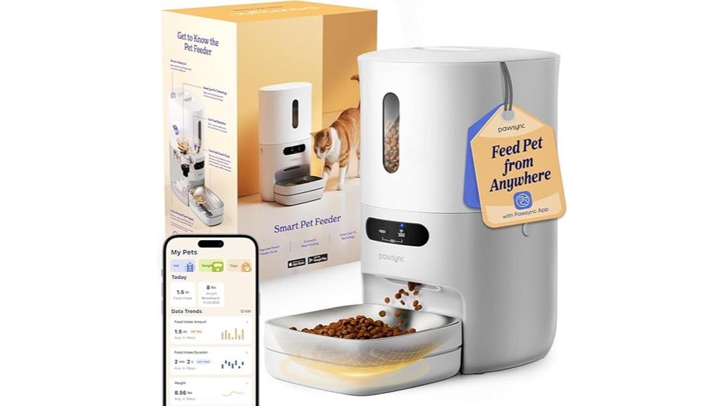 15 Best Smart Pet Feeders That Make Mealtime Easier and Smarter 5 wifi enabled stainless steel feeder