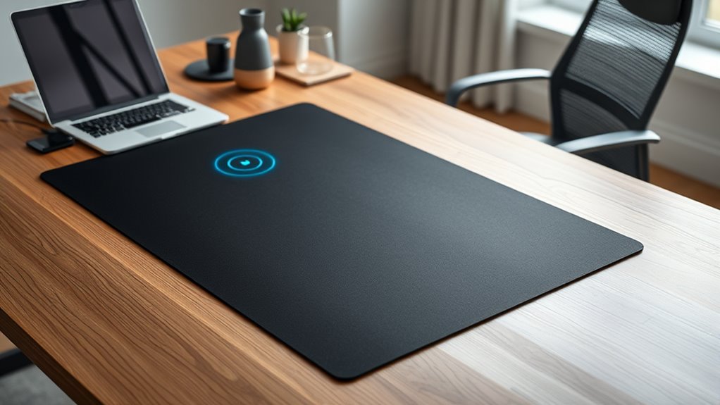 wireless charging desk mats
