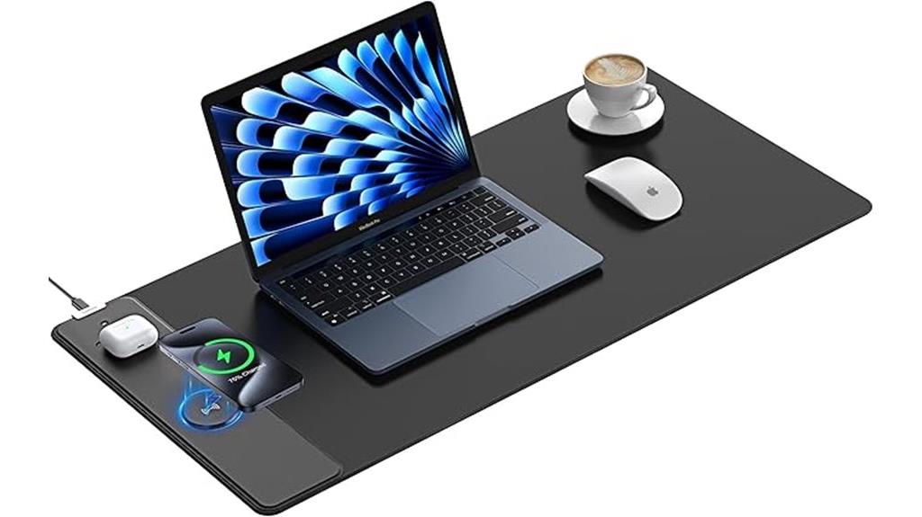 wireless charging gaming mat