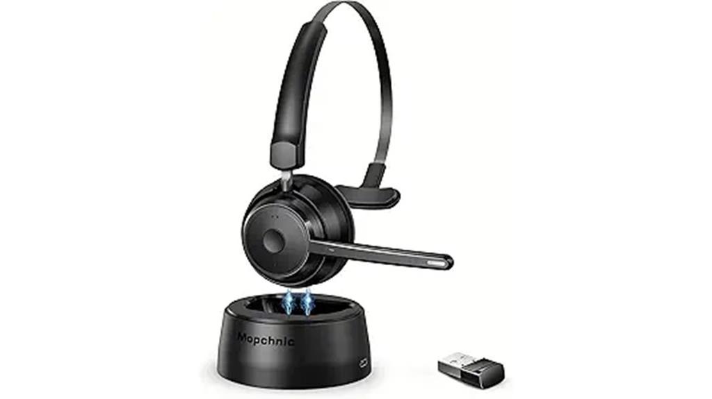 wireless noise canceling office headset