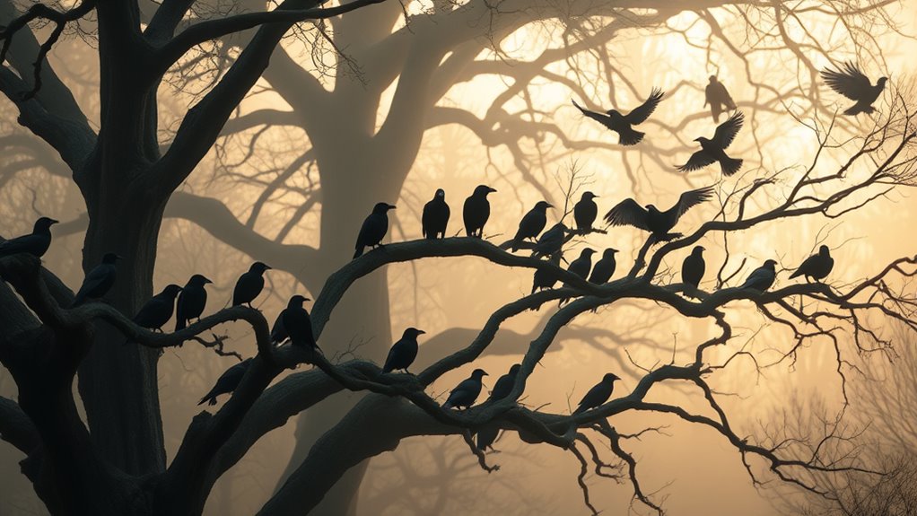 birds symbolize mystery and transformation