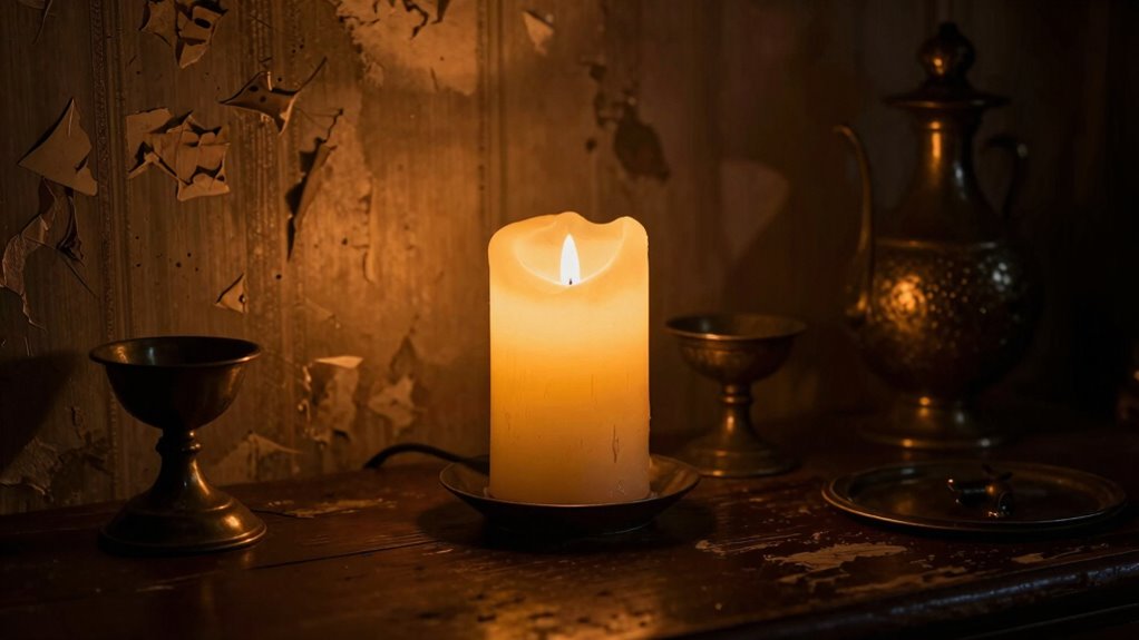 candles feel spooky leds