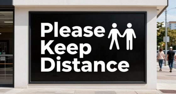 clear concise signage guidelines