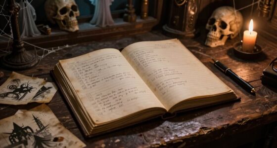 create haunted prop log