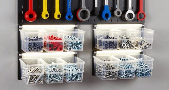 create organized storage areas