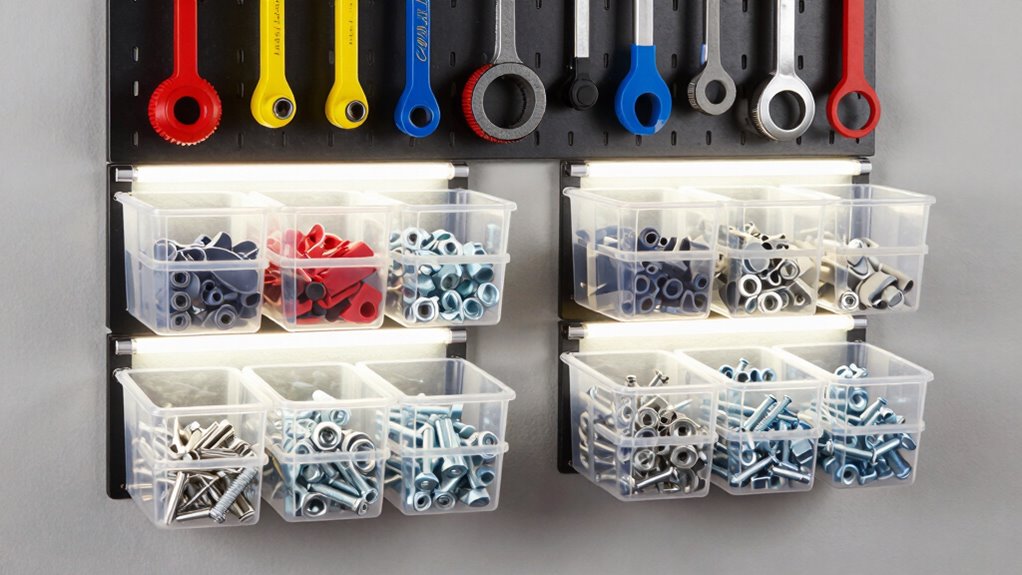 create organized storage areas