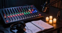 create spooky sound lighting