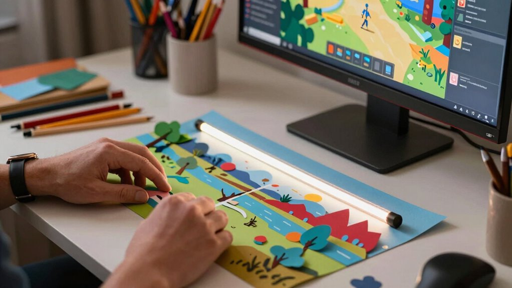 creative walkthrough scene transitions