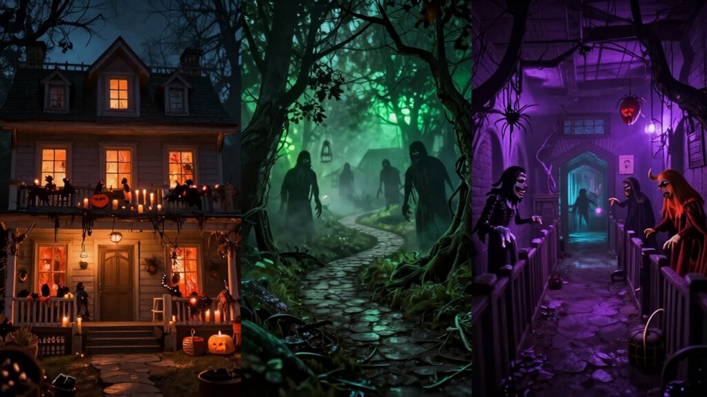 different haunted attraction types