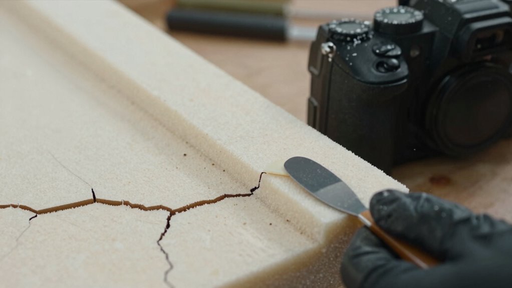 foam crack repair tips