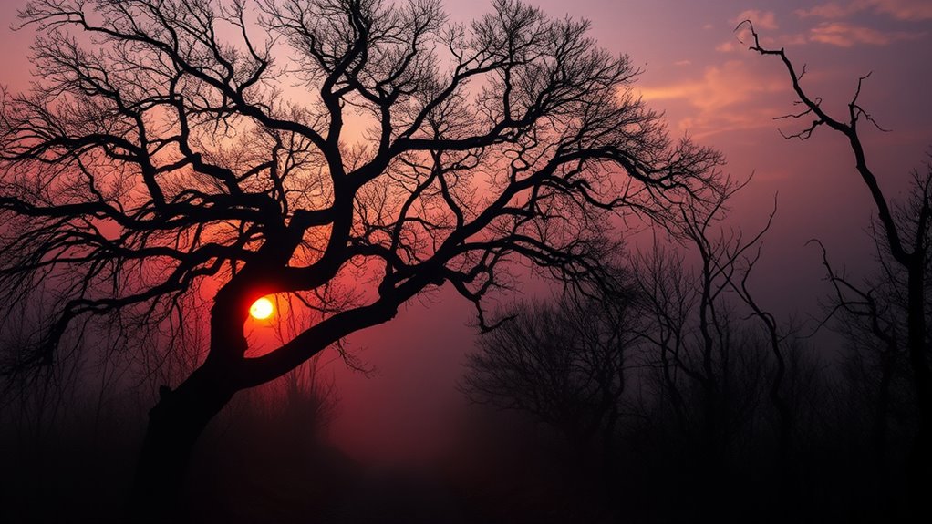 golden hour shadow play