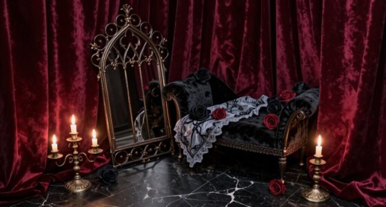 goth romance photo setup