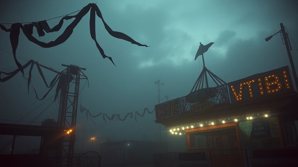 haunted carnival vintage nostalgia