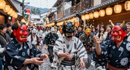 japanese demon scaring festival