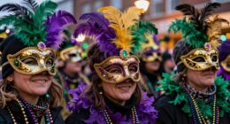 mask tradition during mardi gras