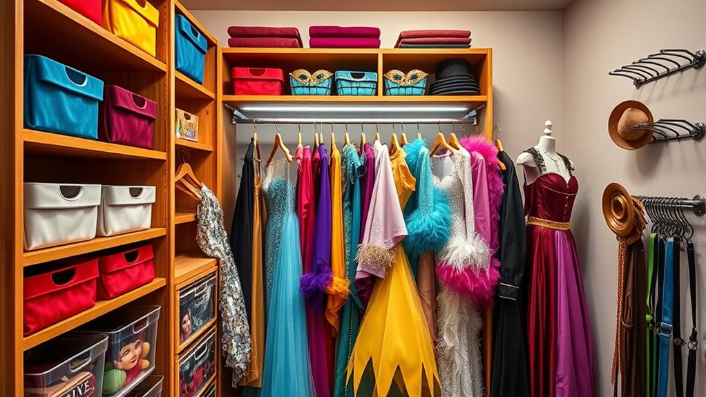 DIY Costume Closet: The Storage Setup That Prevents Wrinkles and Stress 3 organized costumes preserve fabrics