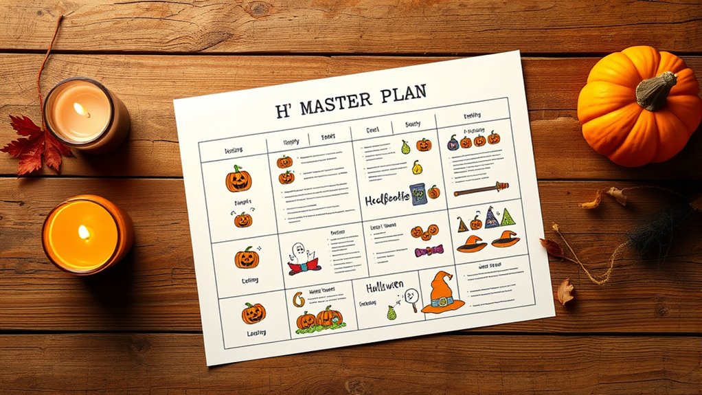 organized halloween celebration planning