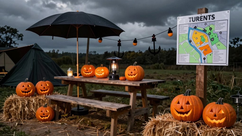 prepare outdoor weather contingencies