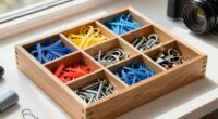 reusable fastener organization kit