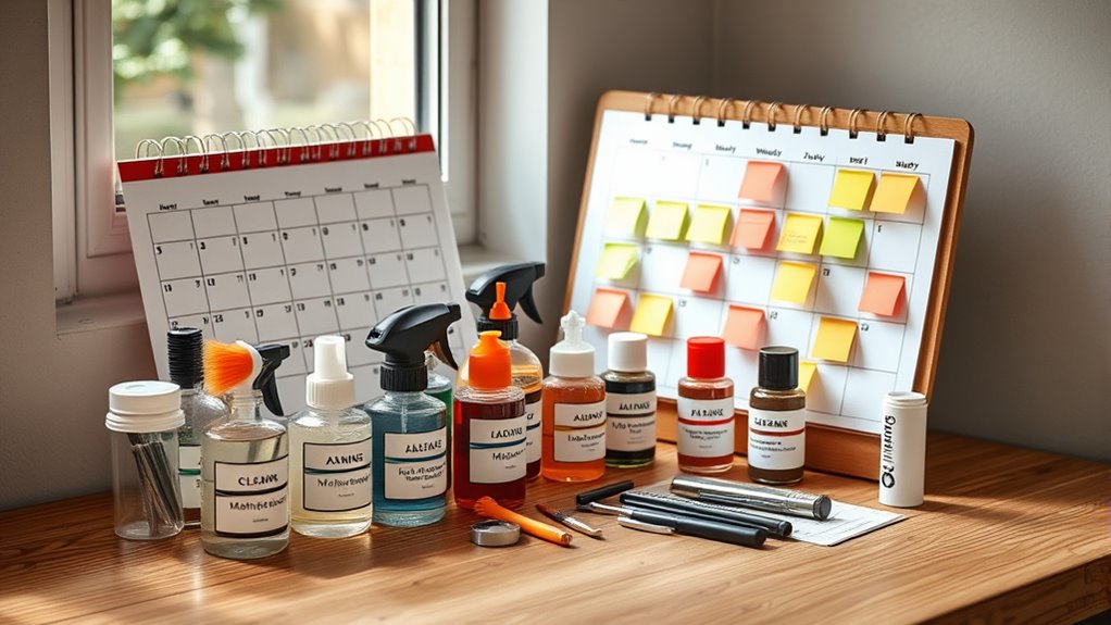 schedule regular maintenance routines