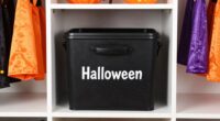 simplify halloween with one bin