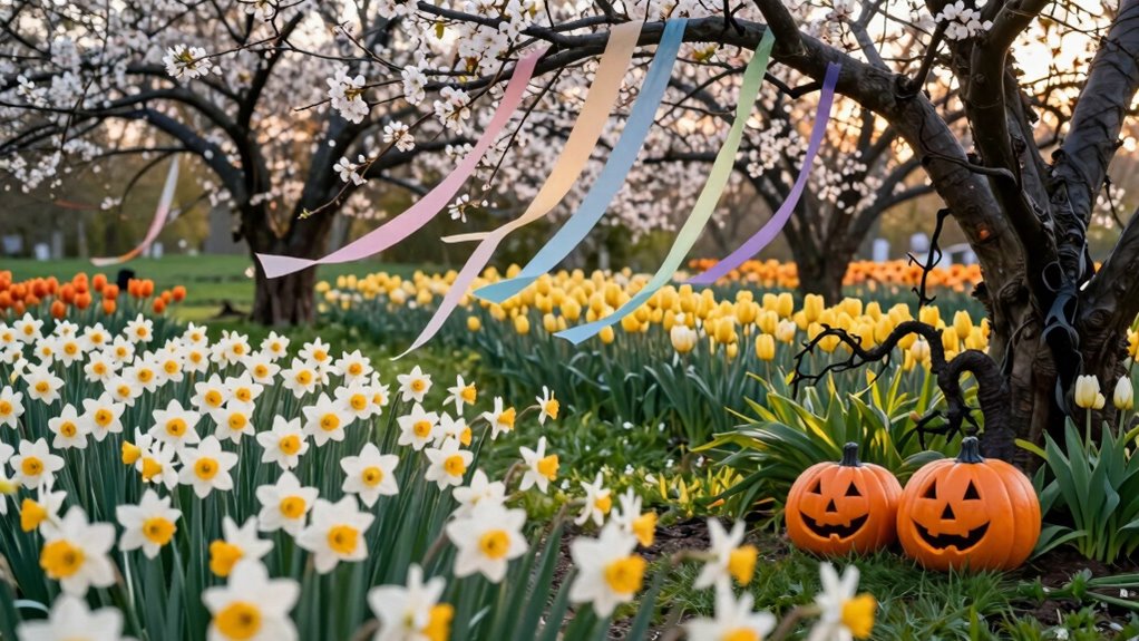 spring equinox halloween parallels