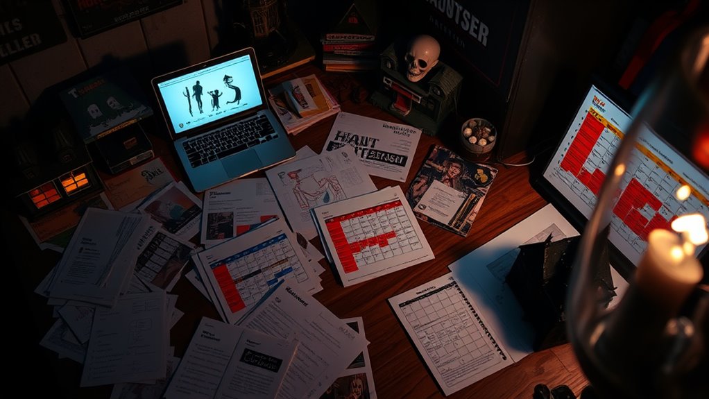 strategic halloween attraction scheduling