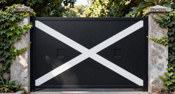 stylish no entry boundary design