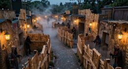 theme park scare zone layouts