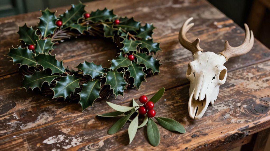 yule symbols influence halloween